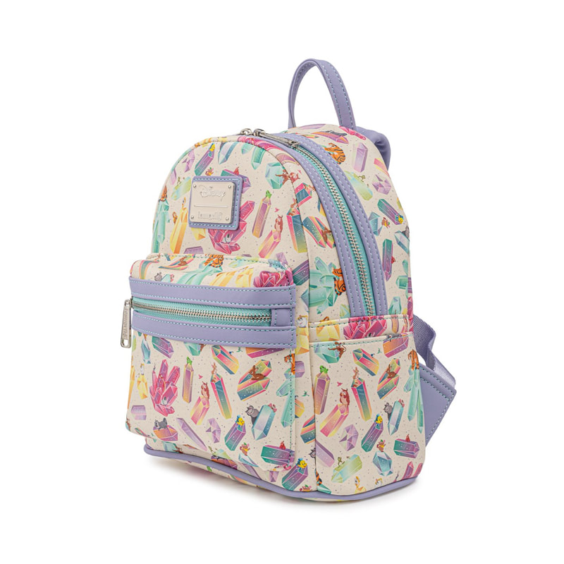 Loungefly Disney Crystal Sidekicks AOP Mini Backpack